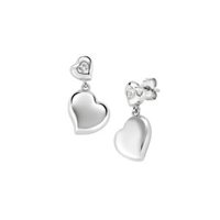 Boucles d'oreilles Amen Femme Cuori in Argent Zircone ORHBOLIBBZ